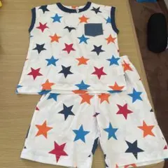 バースデイ　星柄 パジャマ 上下セット 綿100% 110cmのサムネイル