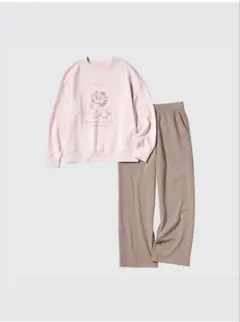 ユニクロ ウルトラストレッチ ルームウェアセット ディズニー マリーXS