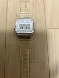 カシオ デジタル腕時計 Casio F91W クリア