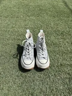 CONVERSE ALL STAR ハイカットグレー 厚底シューズ 24.5cm