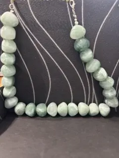 アベンチュリン ビーズネックレス 約50cm 天然石？