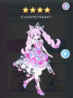 ジュエルバズリウムルビー フルコーデ 3枚セット