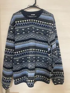 Columbia XL 幾何学模様 フリースセーターのサムネイル