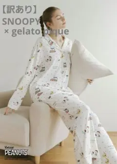 SNOOPY×gelato pique シャツパジャマ トップス PEANUTS