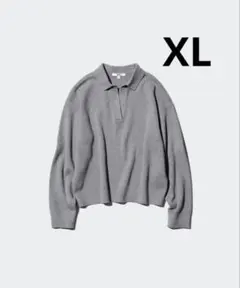 スムースコットンリラックスポロセーター XL