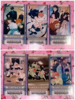 ハイキュー ビジュアルクリアチケット 烏野セット