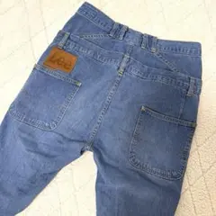 Lee × メルシーボークー　ダブルウエスト サルエルデニムパンツ　Mサイズのサムネイル