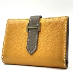 HERMESエルメス ベアン ミニシェーブル カードケース コインケース□P刻印