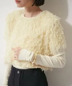 2024SS アダムエロペ フェザー プルオーバー カットソー ロンT セット