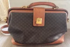 【CELINE】ヴィンテージ マカダム柄 ショルダーバッグ　ボストンバックのサムネイル