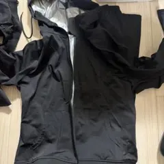 【L】サウナスーツ レディース 3点セット 爆汗 洗濯可 ダイエット ウェア 黒