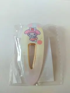 サンリオ　フルーツポンチ柄 ヘアクリップ マイメロディ 前髪クリップ