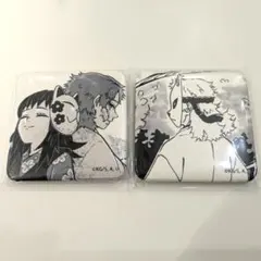 鬼滅の刃 お楽しみくじ 台本表紙イラストスクエア缶バッジ 錆兎　2点