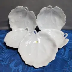 昭栄窯　葉っぱ型陶磁器皿5枚セット　SHOEI CHINA 　約16cmのサムネイル