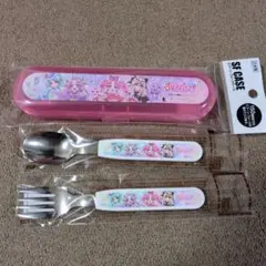 【新品】名探偵プリキュア ケース スプーン フォーク セット