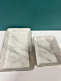 【2点セット】アクセサリートレイ ジュエリートレー 小物収納 ②