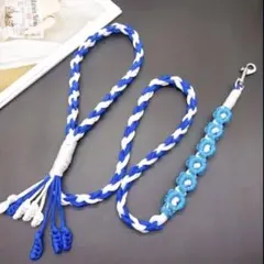 中型犬・大型犬 8本編み 丈夫なパラコード 犬用リード