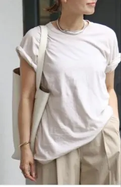 【美品】CALUX RELAX A LINE TEE ダスティピンクのサムネイル