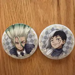 ドクターストーン Dr.STONE 缶バッジ ファミマ 石神千空 あさぎりゲン