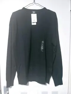 UNIQLO　エクストラファインメリノ　クルーネックセーター(長袖)　L