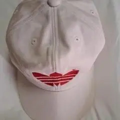 再出品 adidas ホワイトキャップ Lサイズ