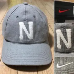 ★NIKE(ナイキ)★ゴツナイキ★Nロゴキャップ★ 90sヴィンテージ NIKE - 超超超レアモデル❗️ 90s NIKE ゴツナイキ ベースボール