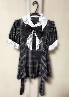 シークレットハニー セットアップ 半袖 ブラック 量産型 地雷系