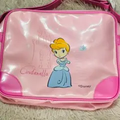 タグ付きディズニープリンセスキュートシンデレラエナメルショルダーバッグ 激カワ