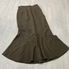 Mサイズ　ブラウン フレアスカート　lowrys farm