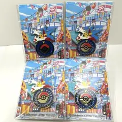 ポケモンセンターフクオカ限定　ロゴピンズ　4点セット　新品
