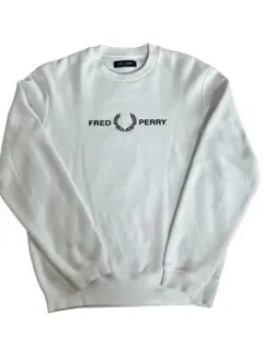 FRED PERRY クルーネック スウェット ホワイトのサムネイル