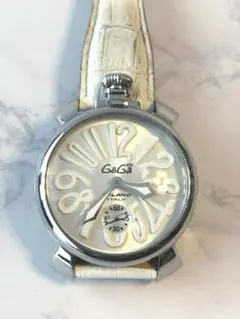 【稼働品/シリアル入】ガガミラノ マヌアーレ 48mm 手巻き※ベルト状態悪のサムネイル