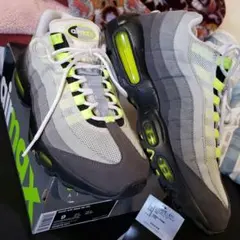 黒タグ箱付 NIKE ナイキ AIRMAX エアマックス 95 イエロー2015