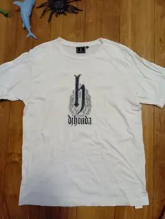 djhonda メンズ Tシャツ ホワイト Lサイズのサムネイル