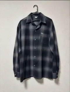 cal top ブラック・グレー チェック 長袖シャツのサムネイル