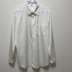 ユニクロ　長袖シャツ 白　XL 綿100%のサムネイル