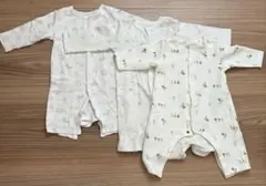 カバーオール　70 80 ベビー服　まとめ売り　3点セット