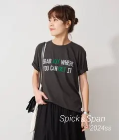 希少✤Spick＆Span✤スピックアンドスパン✤ロゴ刺繍エンブロイダリーTEEのサムネイル