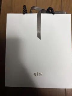 エテ ete ショップ袋 ホワイトのサムネイル
