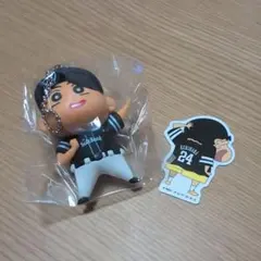 ソフトバンクホークス クレヨンしんちゃん マスコットキーチェーン 栗原陵矢選手