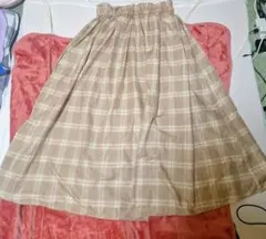 GU ギンガムチェックスカート