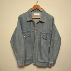 NEON SIGN 2022 Drop sleeve Denim jacketのサムネイル