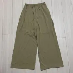 【美品】LEPSIM ヨウリュウイージーパンツ ワイドパンツ カーキ F