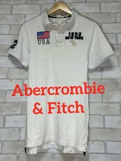 Abercrombie & Fitch アバクロ　半袖　ポロシャツ　星条旗のサムネイル