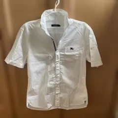 BURBERRY BLACK LABEL 半袖シャツ ホワイト　サイズ２のサムネイル
