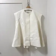 【新品未使用】25ss LE PHIL ジレ ベスト 白