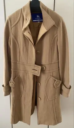 BURBERRY BLUE LABEL ウールコート ベージュ 38