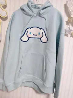 シナモロール 裏起毛パーカー