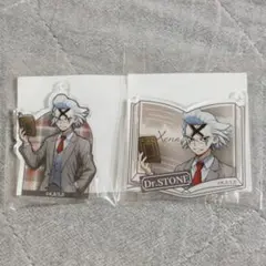 【匿名配送】Dr.STONE 読書の秋 ゼノ アクキー 2種 セット C賞