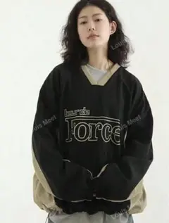 SHEIN 長袖プルオーバー　カバーオール　シャカシャカ